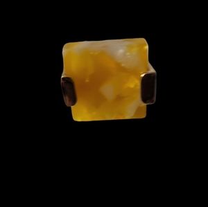 Yellow & Gold plated ring